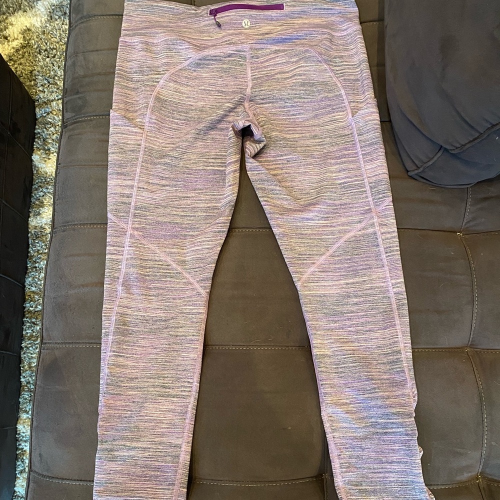 Lululemon purple leggings size 10